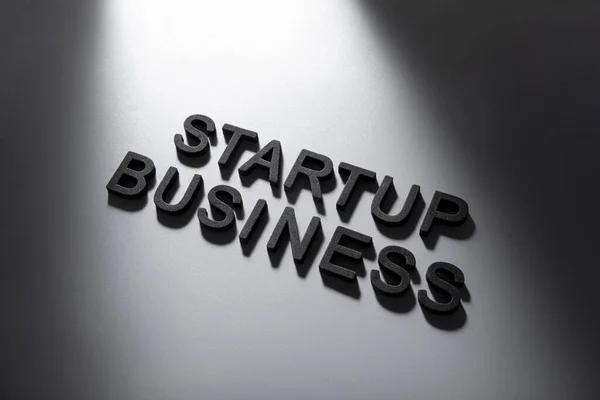 Vista Superior Del Texto Startup Business Concepto Negocio — Foto de Stock