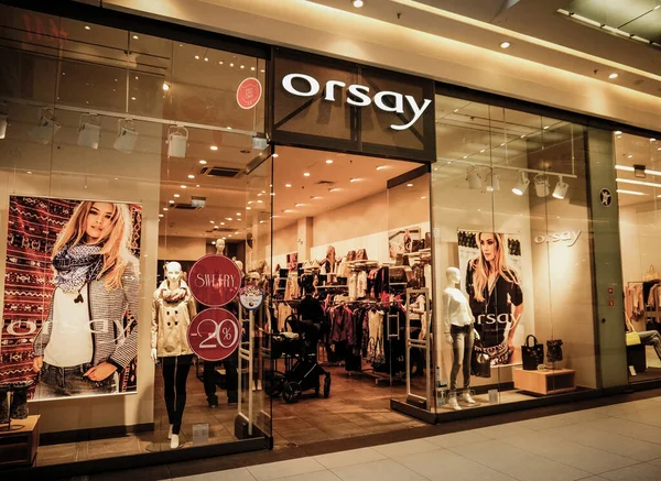 Познан Поланд Декабря 2020 Вход Магазин Одежды Orsay — стоковое фото