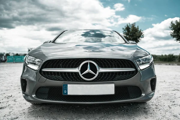 Boeblingen Németország December 2020 Mercedes Benz Daimler Motorvilág Előtt Boeblingenben — Stock Fotó