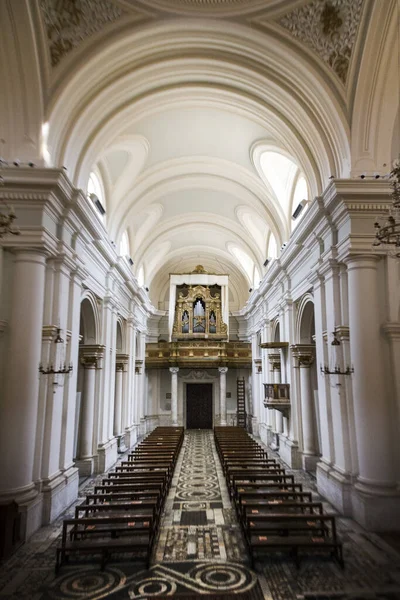 Uma Foto Vertical Interior Catedral Civita Castellana — Fotografia de Stock