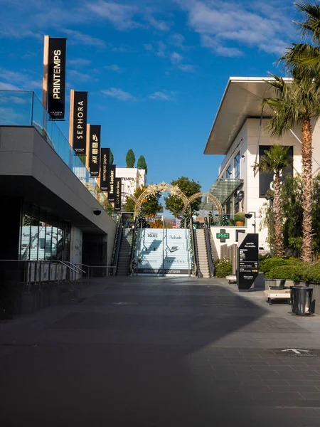 Cagnes Sur Mer France Nov 2020 Empty Polygone Shopping Mall — Stock Photo, Image