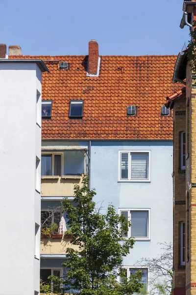 Вертикальний Знімок Сучасних Будинків Ганновері Німеччина — стокове фото