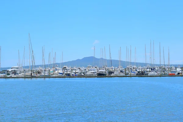 Auckland Neuseeland 2020 Blick Auf Den Yachthafen Orakei Mit Der — Stockfoto