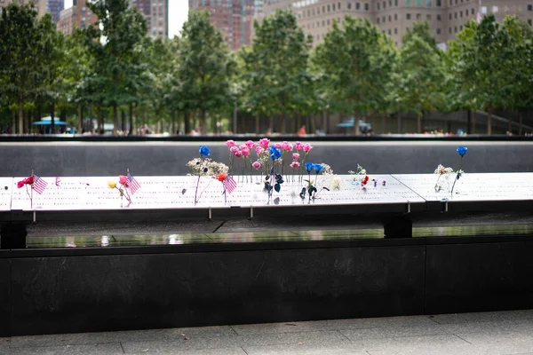 Nueva York Estados Unidos Septiembre 2020 Memoriales Para Las Víctimas — Foto de Stock