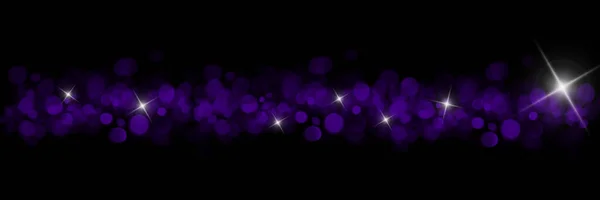 Cool Bokeh Light Effect Illustration Black Background Wallpaper — Stock Photo, Image