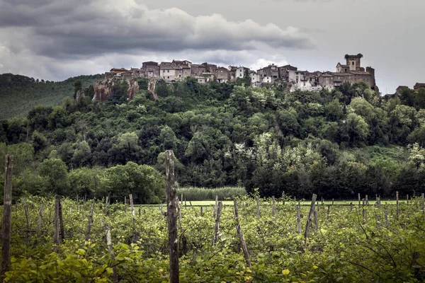 Een Oud Kasteel Stad Van Mugnano Berg Lazio Italië Europa — Stockfoto