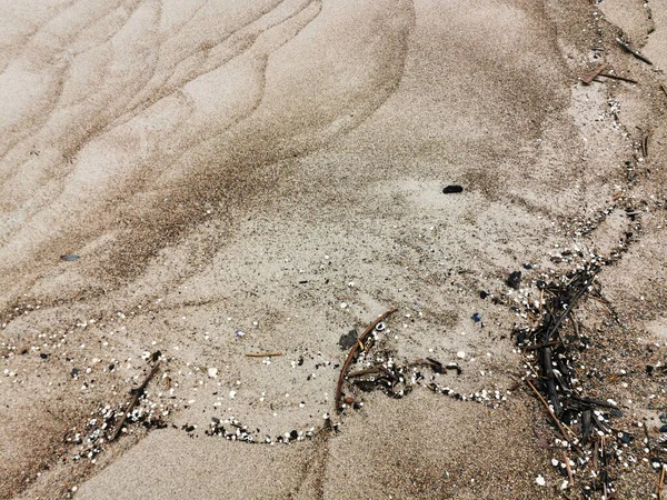 湿った砂の質感のショット 背景に最適です — ストック写真