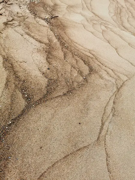 Ένα Κάθετο Πλάνο Της Υφής Της Υγρής Άμμου Ιδανικό Για — Φωτογραφία Αρχείου