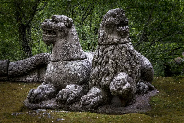 Der Park Und Garten Sacro Bosco Bomarzo Viterbo Latium Italien — Stockfoto