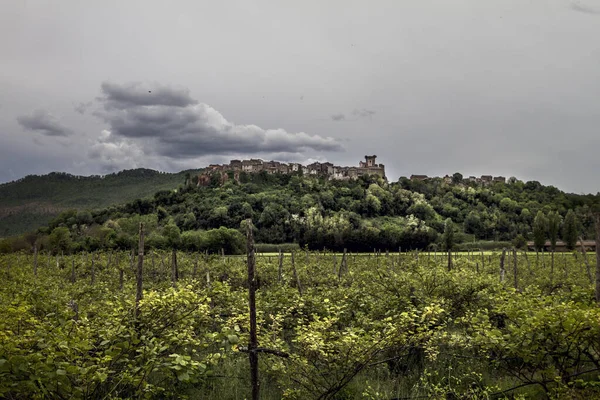 Een Oud Kasteel Stad Van Mugnano Berg Lazio Italië Europa — Stockfoto