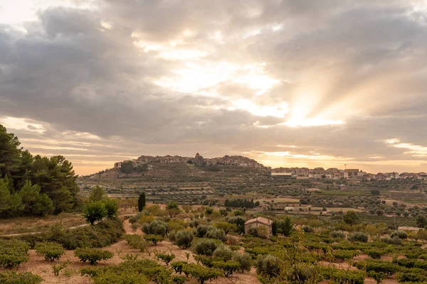 Panoramatický Výhled Horta Sant Joan Katalánsku Španělsko — Stock fotografie