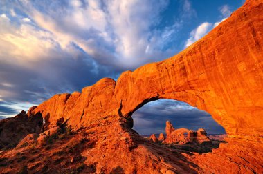 A beautiful shot of the False Kiva in Utah Canyonlands National Park in the USA clipart