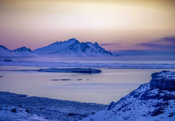 Mesmerizing Scenery Iceberg Sunset — Stock Photo, Image