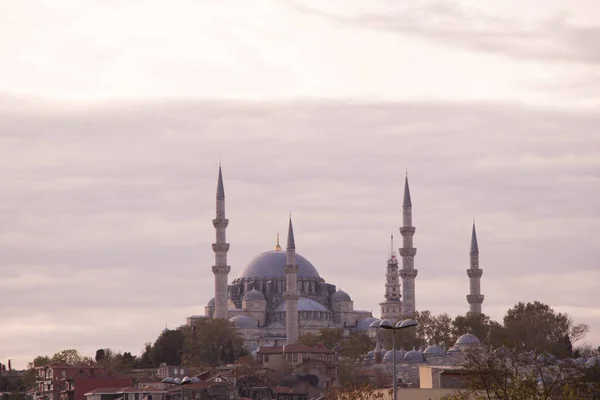 Uma Mesquita Histórica Estilo Otomano Istambul Turquia — Fotografia de Stock