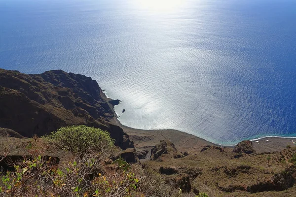 Zbliżenie Ujęcia Krajobrazu Hierro Wyspy Kanaryjskie — Zdjęcie stockowe