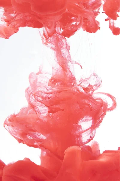 Vertikální Záběr Červeného Inkoustu Vody — Stock fotografie