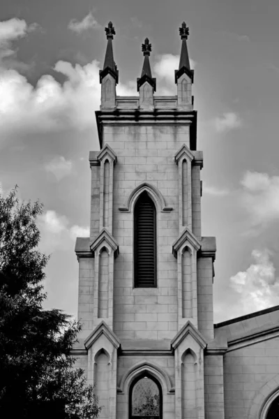 Eine Schöne Aufnahme Der Trinity Episcopal Cathedral Columbia South Carolina — Stockfoto