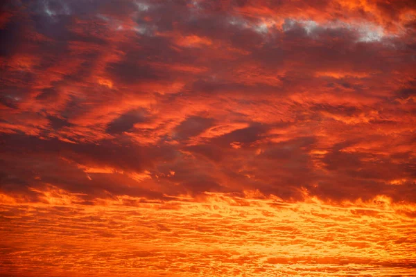 Uno Scatto Angolo Basso Meraviglioso Paesaggio Nuvoloso Tramonto — Foto Stock