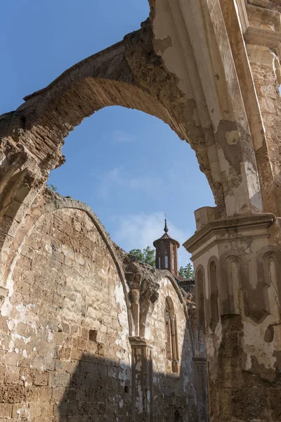 Romok Egy Ősi Piedra Kolostor Nuevalos Zaragoza Spanyolország — Stock Fotó