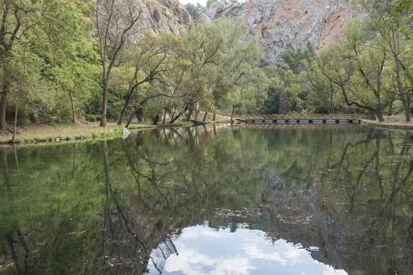 Прекрасна Фотографія Історичного Парку Кам Яного Монастиря Нуевосі Сарагоса Арагон — стокове фото