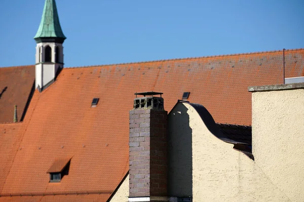 Regensburg Miasto Bawarii Bardzo Dobrze Zachowanym Starym Miastem Wieloma Kościołami — Zdjęcie stockowe