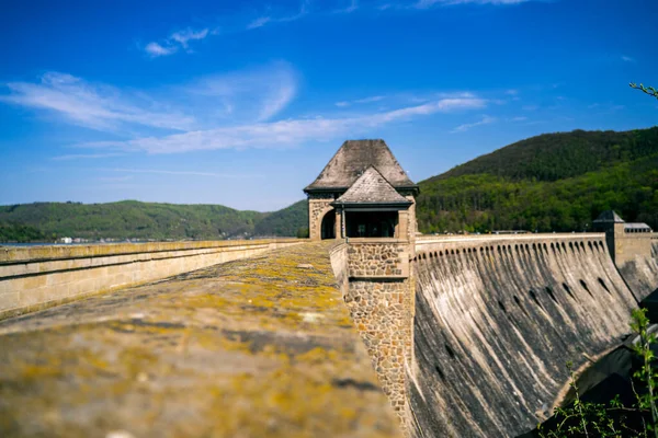 Edersee Hessen Deutschland Brücke — Stockfoto