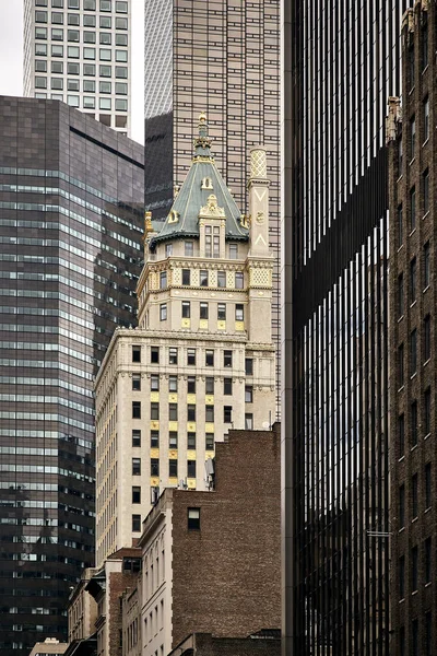 Manhattan New York Taki Binaların Dikey Görüntüsü — Stok fotoğraf