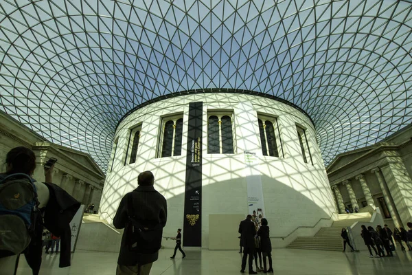 London Egyesült Királyság 2014 Február Csodálatos Tető Londoni British Museum — Stock Fotó