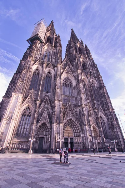 Cologne Germany Dec 2020 Кельнський Собор Видом Головний Вхід Грудні — стокове фото