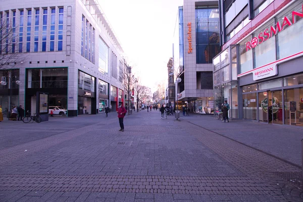 Cologne Alemania Diciembre 2020 Debido Cierre Ordenado Las Tiendas Permanecerán — Foto de Stock