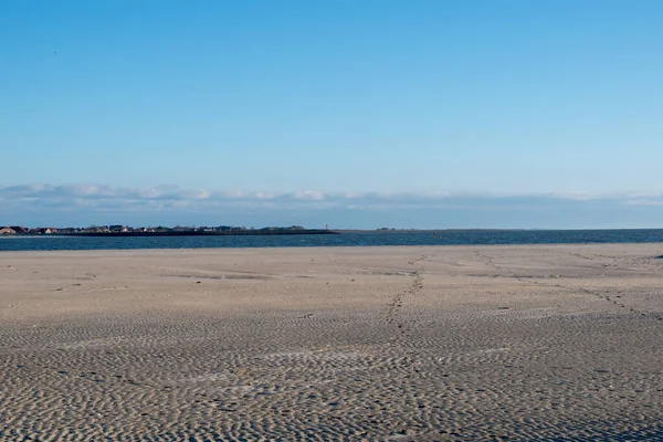 Egy Gyönyörű Strand Kelet Fríz Sziget Partján Norderney Németország — Stock Fotó