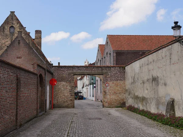 Bruges België Mei 2019 België Brugge Mei 2019 Uur Geplaveide — Stockfoto