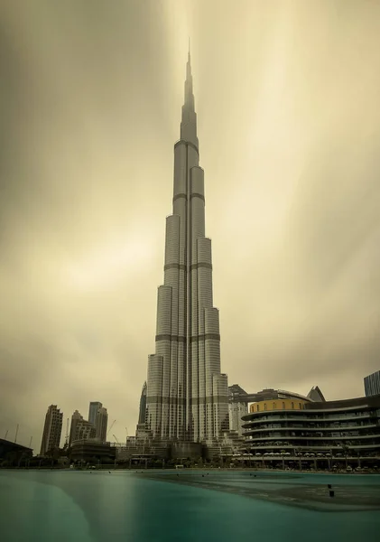 Dubai Emirados Arab Unidos Novembro 2018 Vista Geral Burj Khalifa — Fotografia de Stock