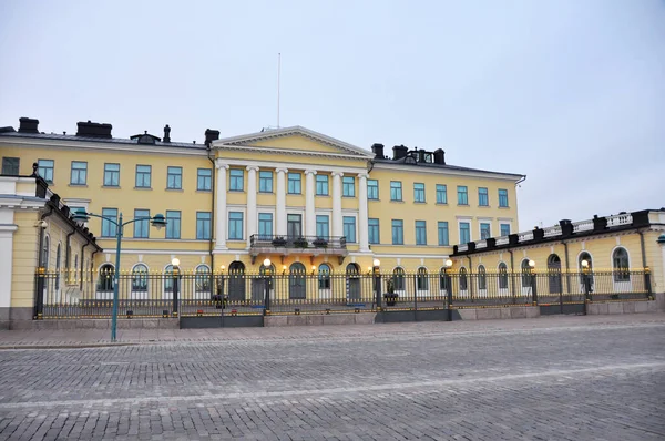 Vista Exterior Del Palacio Gobierno Helsinki —  Fotos de Stock