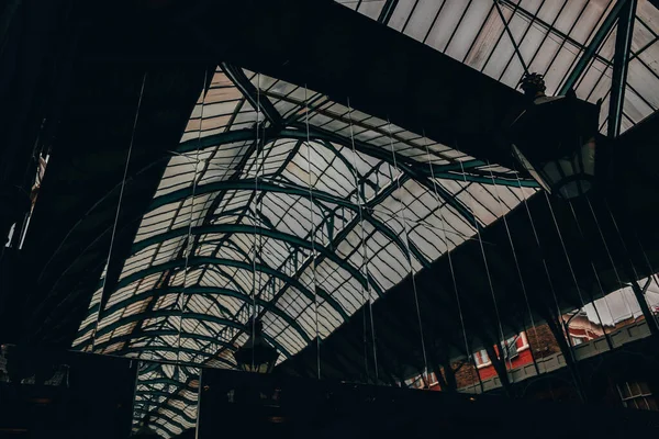 Reflejo Techo Pared Mercado Municipal — Foto de Stock