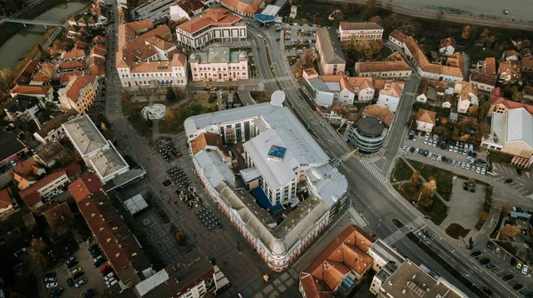 Letecký Snímek Rigy Lotyšsko — Stock fotografie