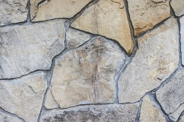 Zbliżenie Kamiennej Ściany Dzień Idealne Tapety Faktury — Zdjęcie stockowe