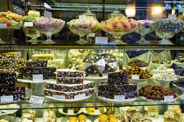 Venise Italie Juil 2017 Superbe Plan Rapproché Appétissant Délicieuses Pâtisseries — Photo