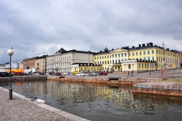Helsinki Finlande Juil 2016 Vue Palais Président Helsinki Canal Face — Photo