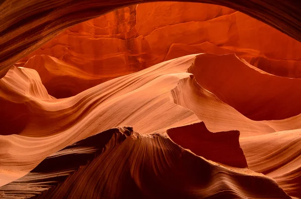 Uma Bela Vista Famoso Antelope Canyon Arizona Eua — Fotografia de Stock