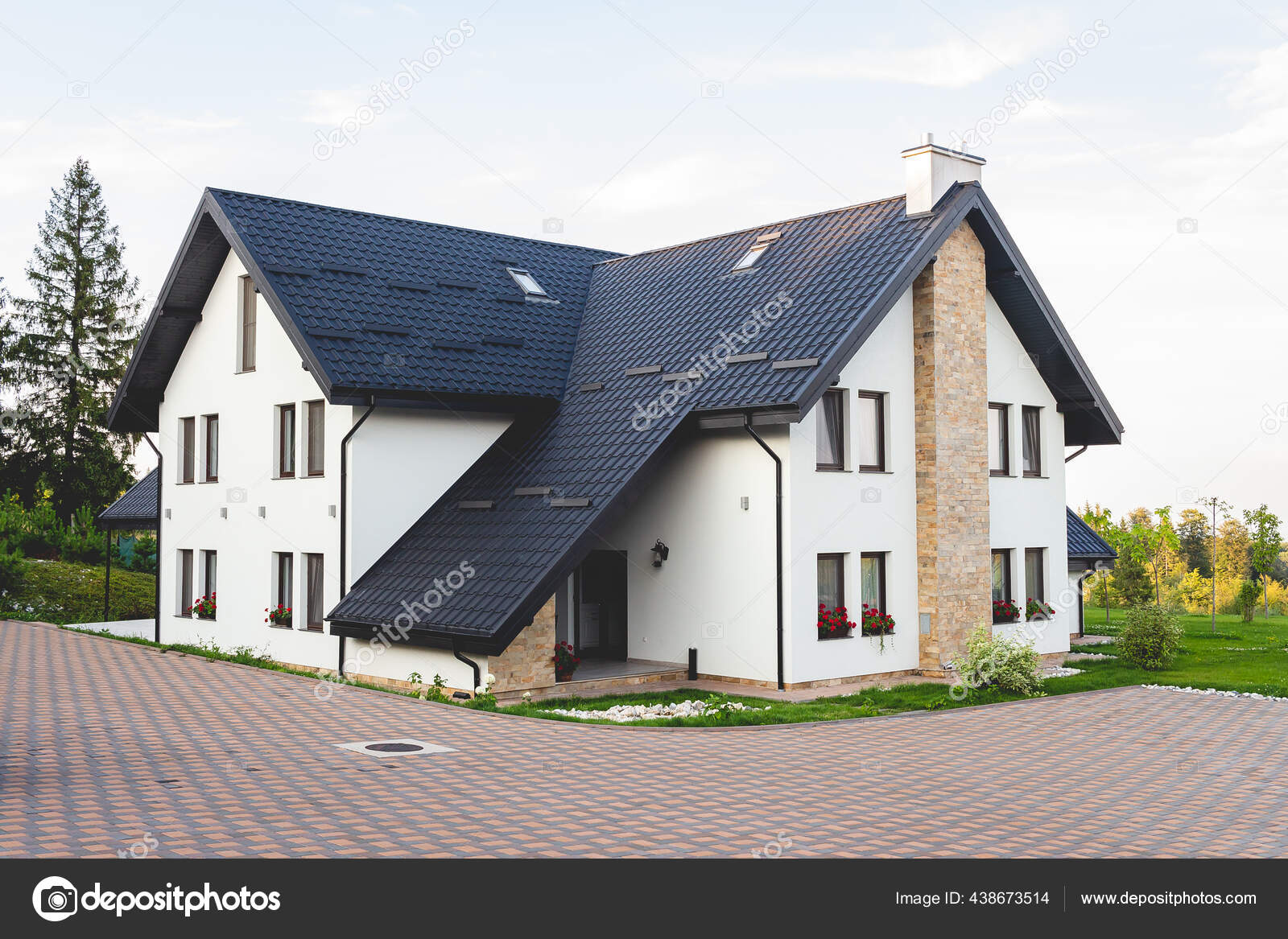 Blue Architectural Shingles