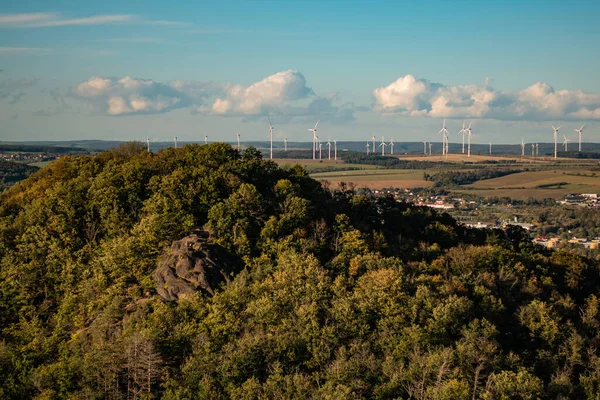 Uma Bela Tomada Aérea Eisenach Alemanha — Fotografia de Stock