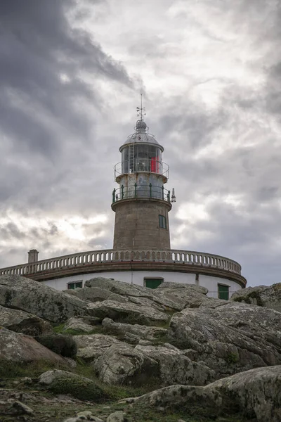 Vertical Shot Corrubedo Lighthouse Galicia Spain — Stock Photo, Image