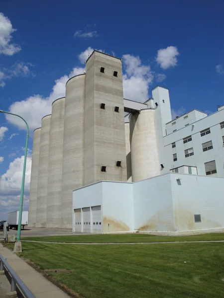 Cukrové Silo Jihu Alberty Fotografie Měla Být Vhodná Pro Ilustraci — Stock fotografie