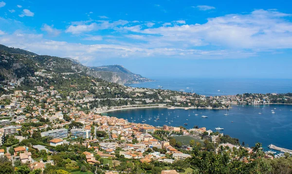 Vista Pájaro Desde Fort Mont Alban Niza Francia — Foto de Stock