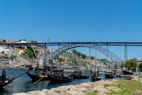 Porto Portugal Jul 2019 Super Nice Wide Shot Douro River — Stock fotografie