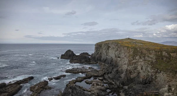 Een Prachtige Opname Van Punta Frouxeira Kaap Bij Ferrol Galicië — Stockfoto