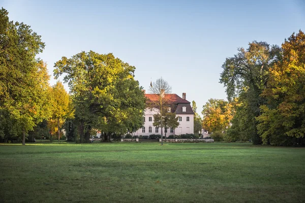 Blick Den Park Mit Schloss Branitz — Stockfoto