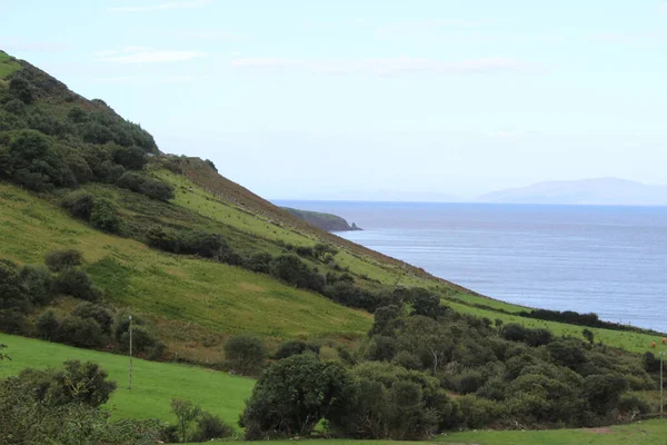 Beautiful View Sea Surrounded Mountains Greene — Stock Photo, Image