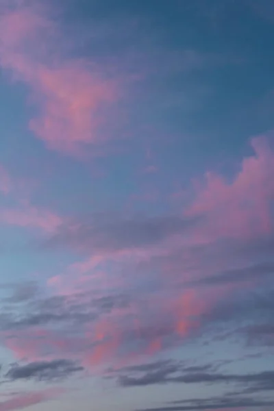 Malebný Pohled Indigovou Oblohu Při Západu Slunce Ideální Pro Tapety — Stock fotografie